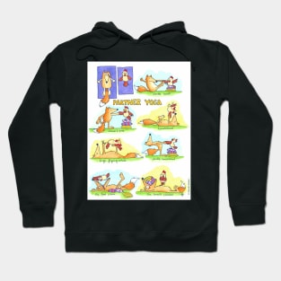 Fox and Chicken Partner Yoga Hoodie